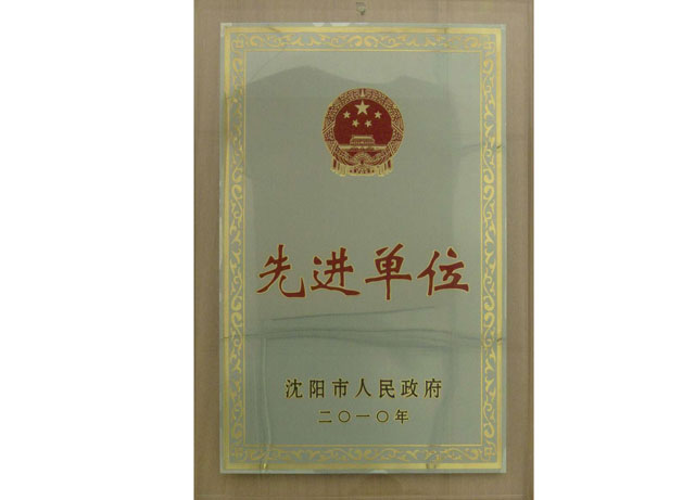 沈陽市先進(jìn)單位